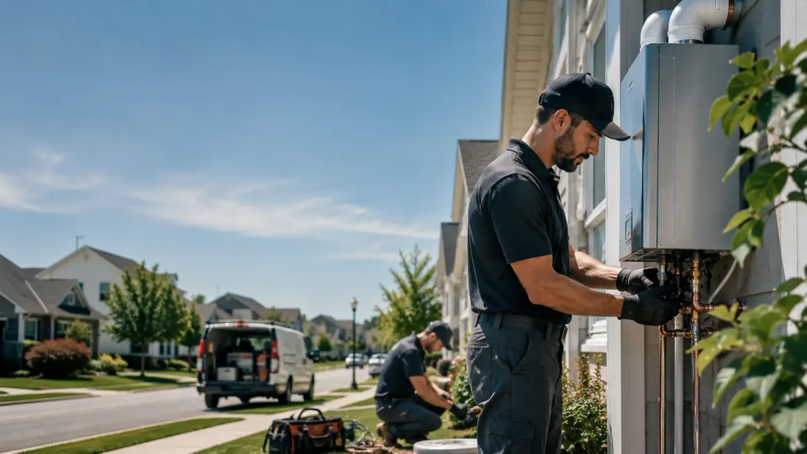Tankless Water Heater Installation in Bleiblerville, TX